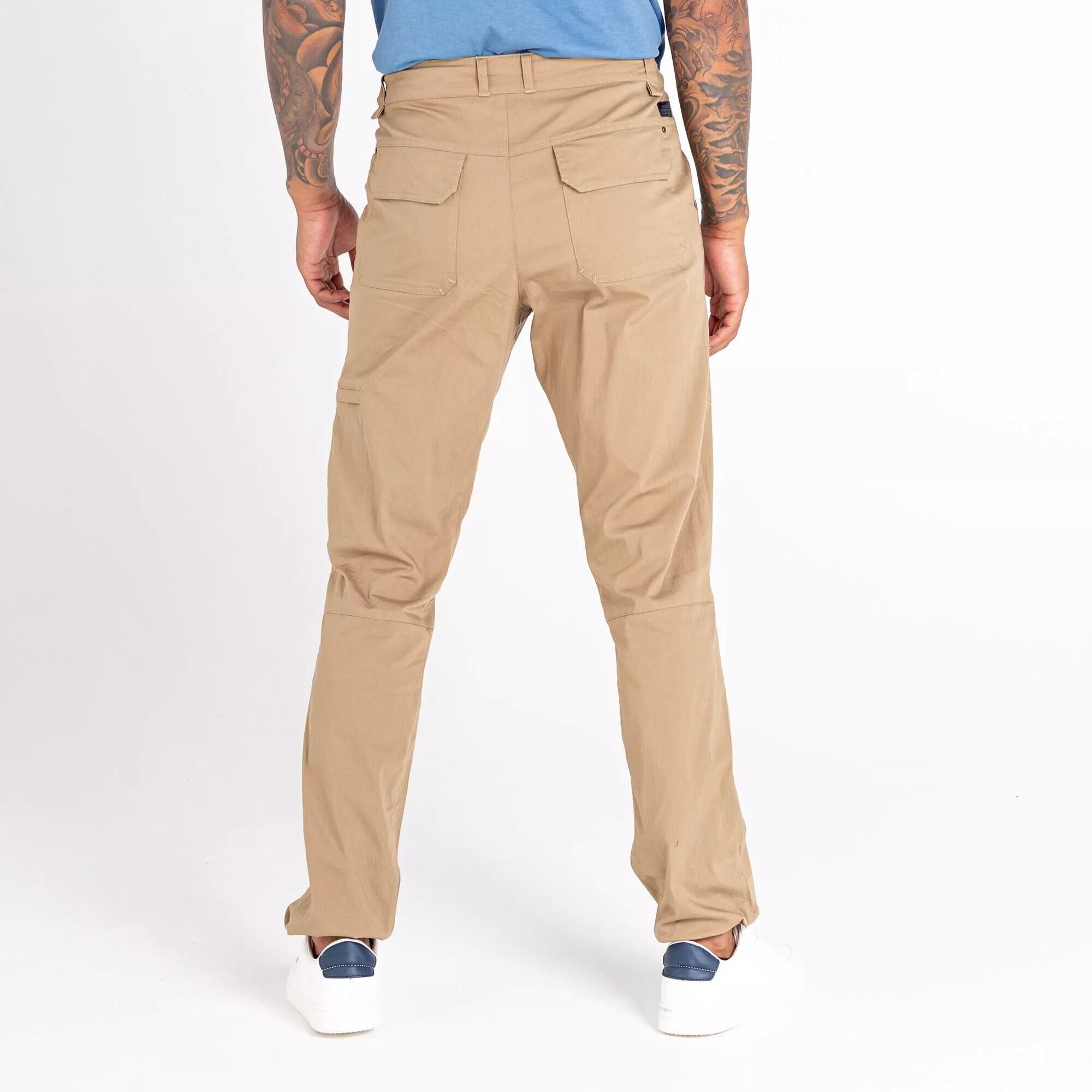 Mens Tuned In Offbeat Lightweight Trousers (Golden Fawn) 2/5