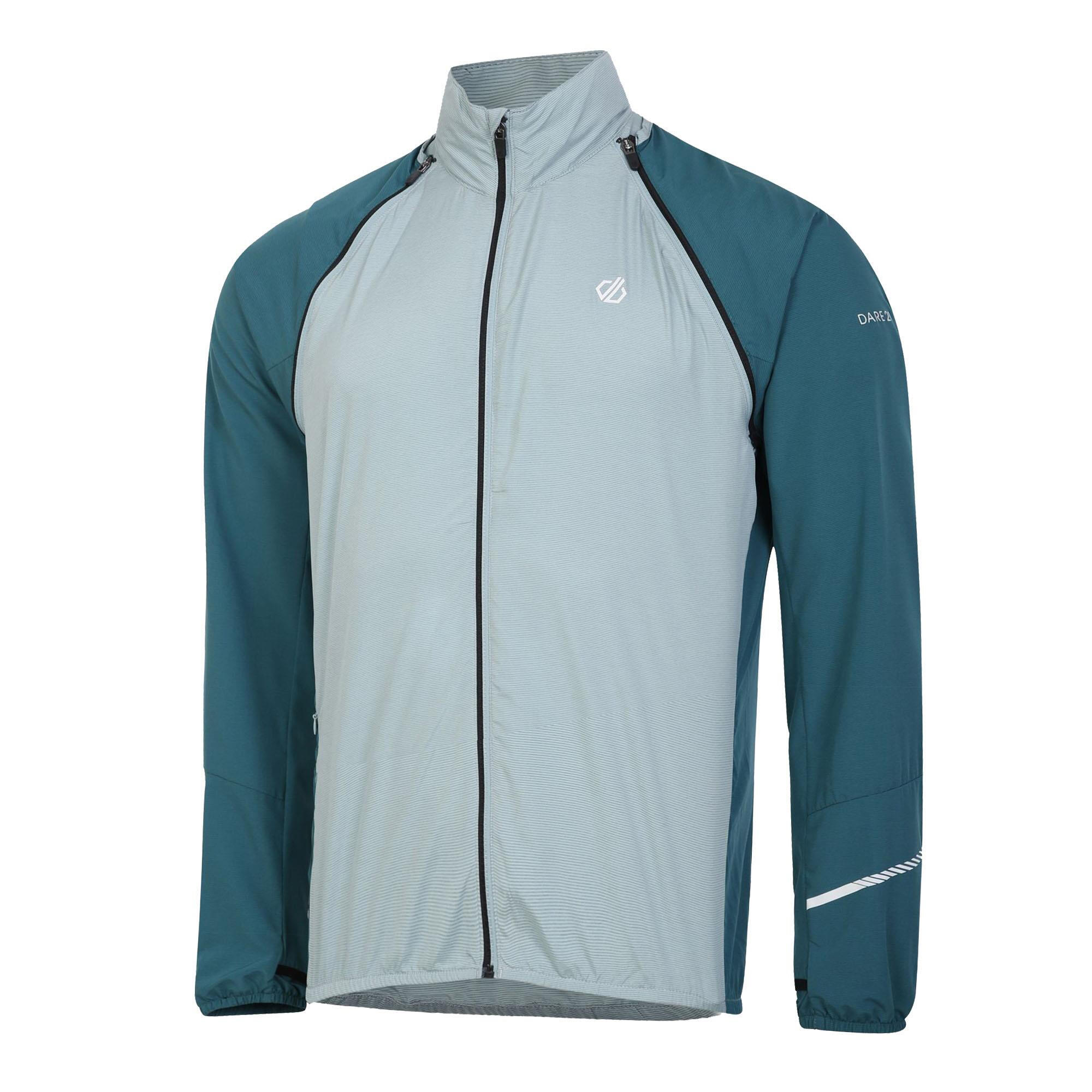 Mens Oxidate Windshell Jacket (Slate/Meadowbrook Green) 1/4