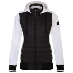Dames Fend Hooded Jacket (Zwart/Wit)
