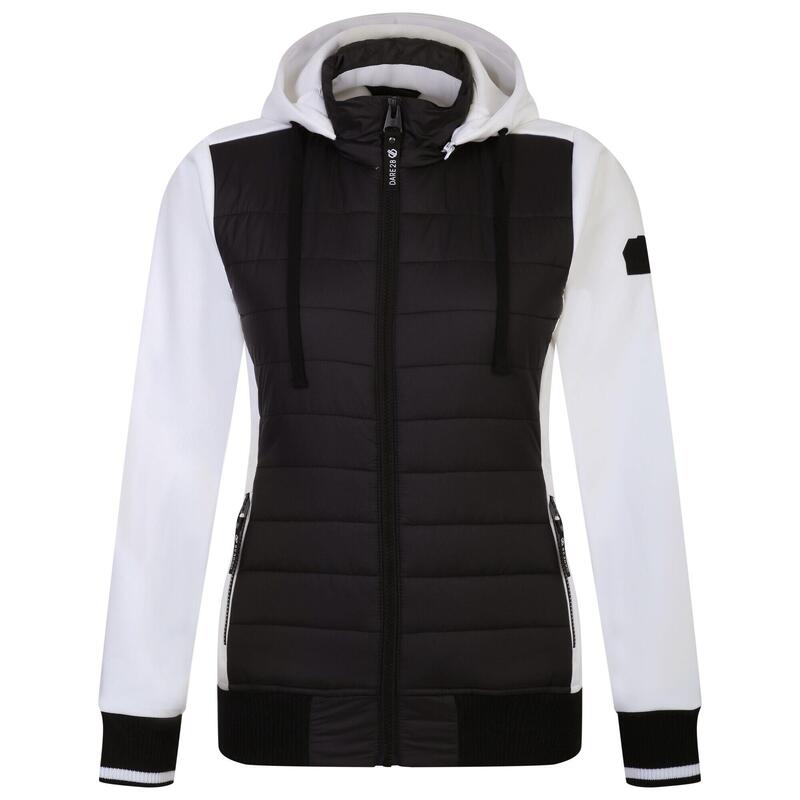 Chaqueta Fend para Mujer Negro, Blanco