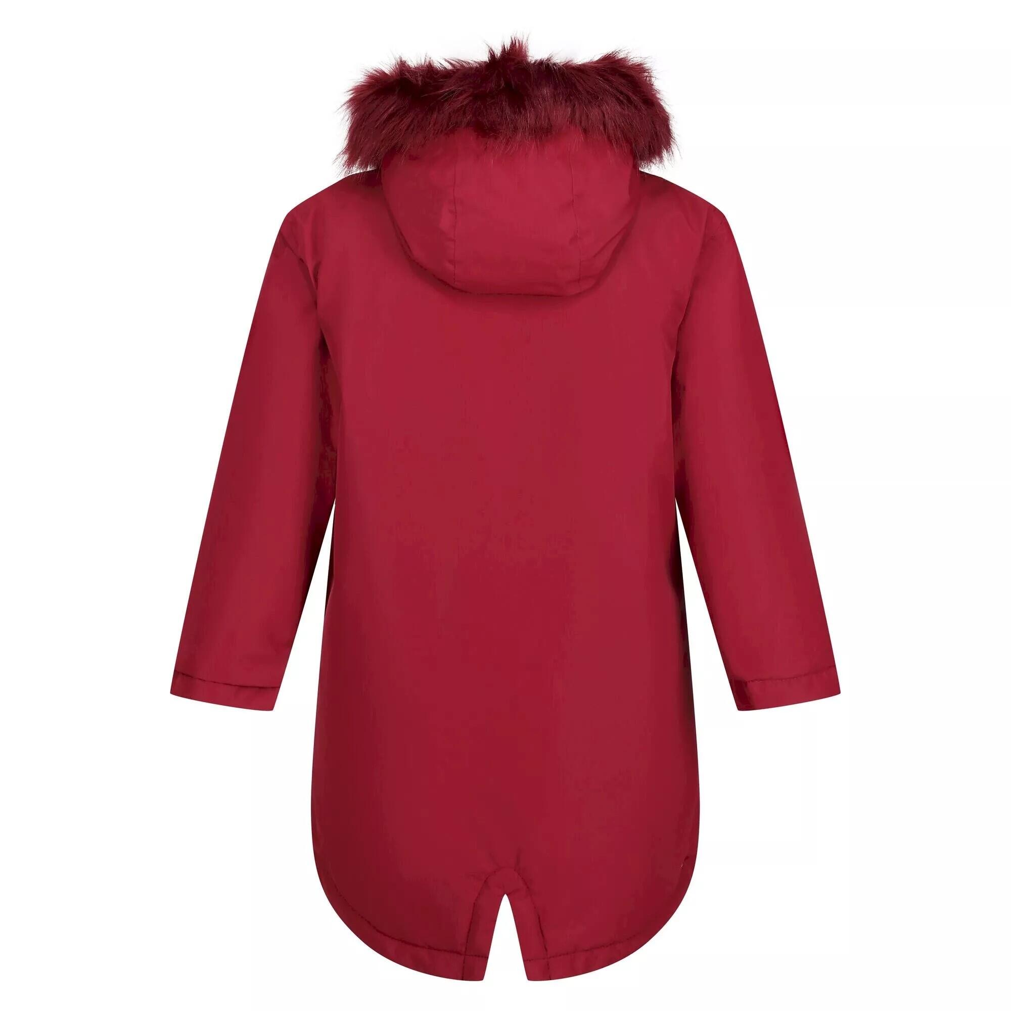 Childrens/Kids Adelyn Waterproof Parka (Dark Pimento) 2/5