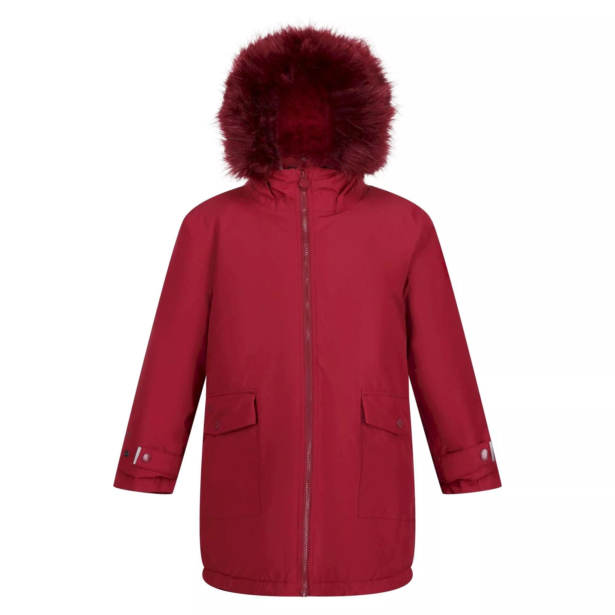 Regatta - Parka Adelyn Enfant (rouge Sombre) - Parka - Rouge - 8 À 10 Ans - Decathlon