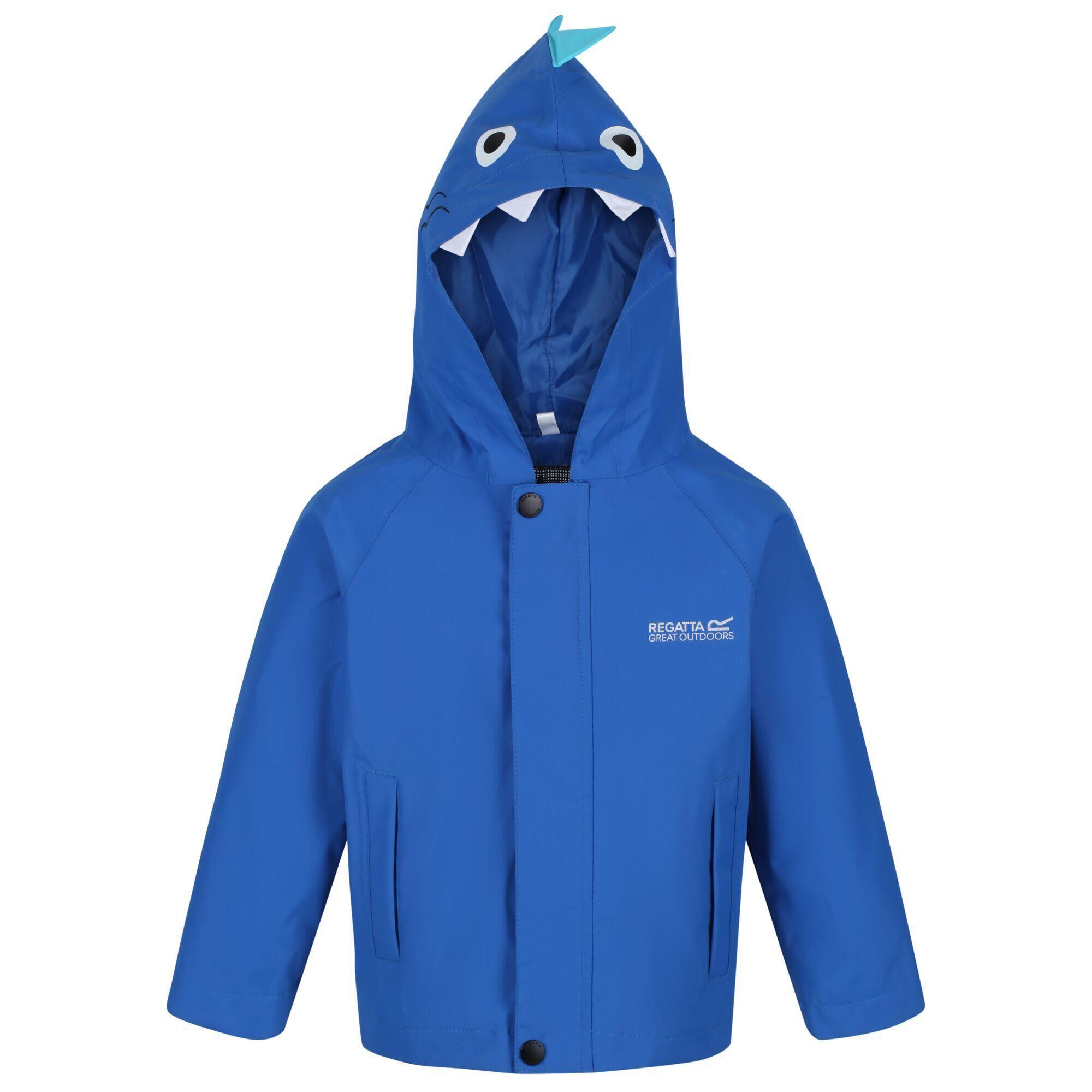 REGATTA Childrens/Kids Shark Waterproof Jacket (Blue)