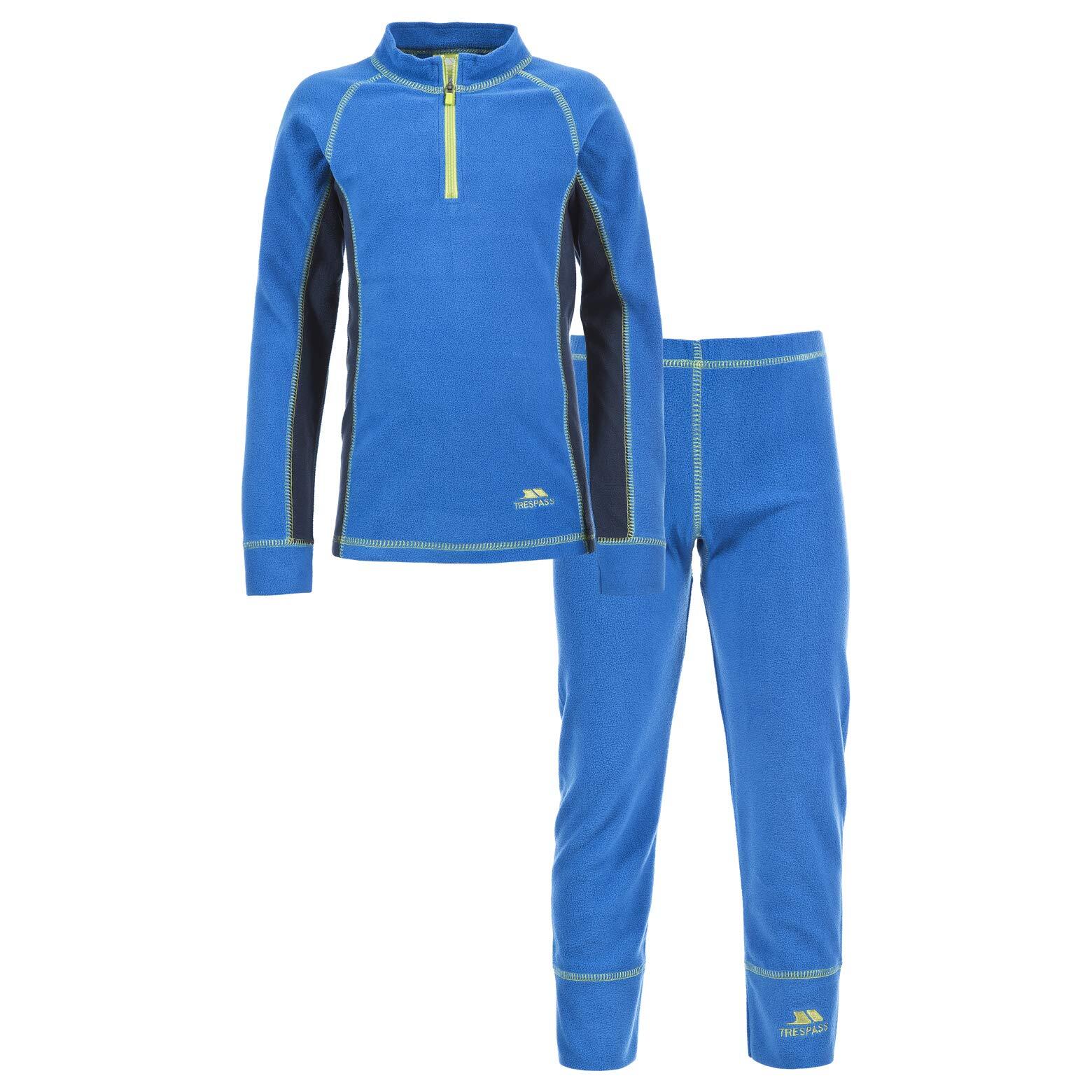 BUBBLES Unisex fleece set (blue)