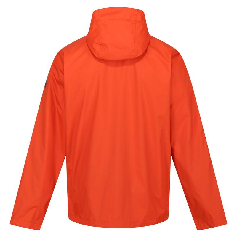 "Baslow" Jacke, wasserfest für Herren Rost/Orange