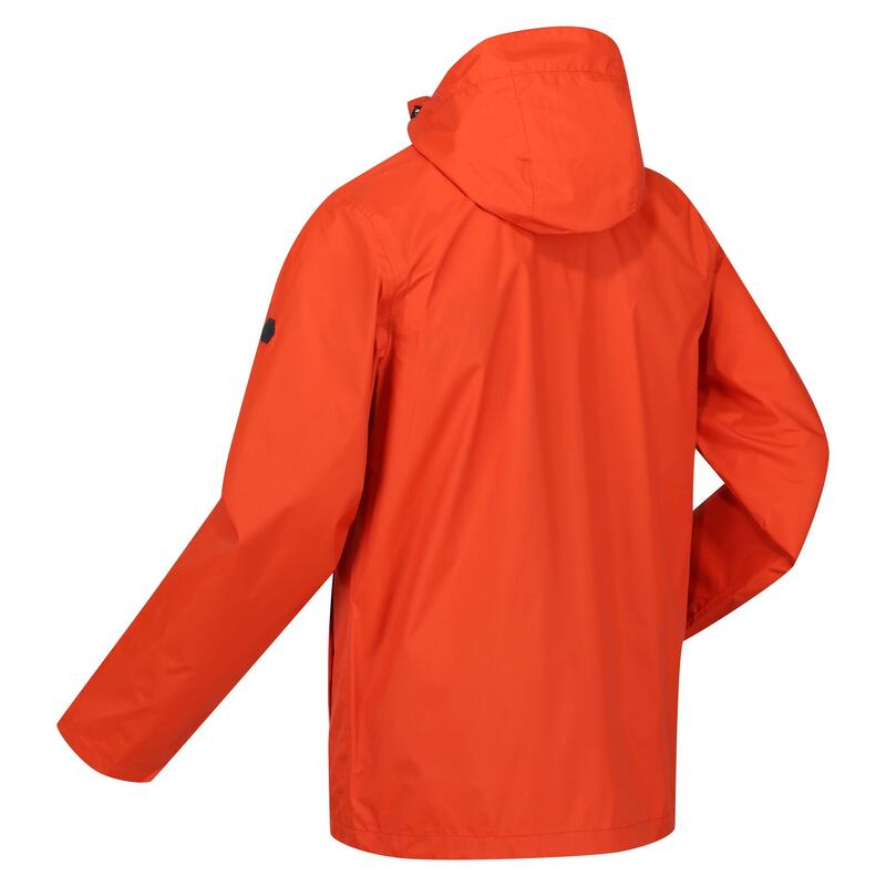 "Baslow" Jacke, wasserfest für Herren Rost/Orange