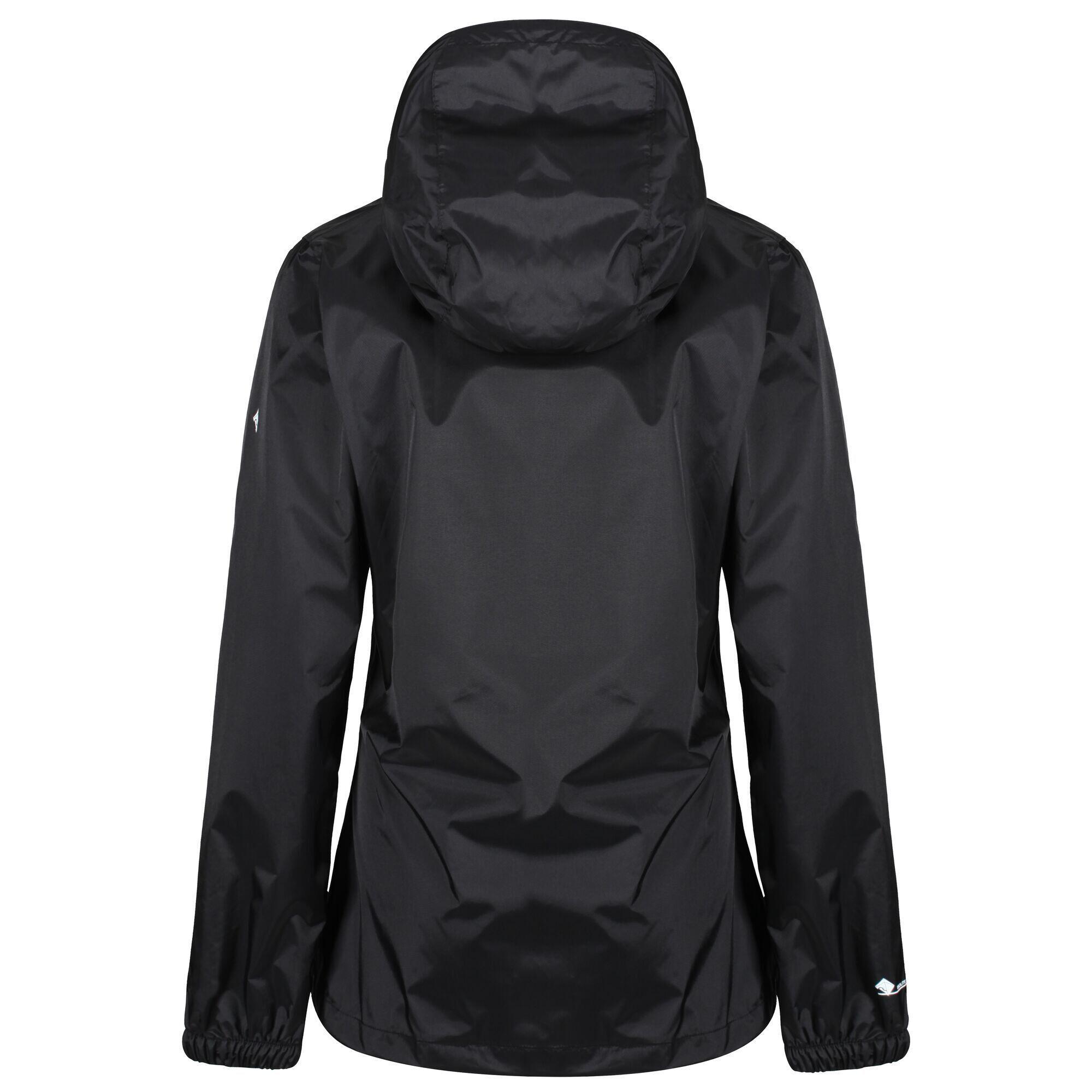 Womens/Ladies Packaway Waterproof Jacket (Black) 3/5