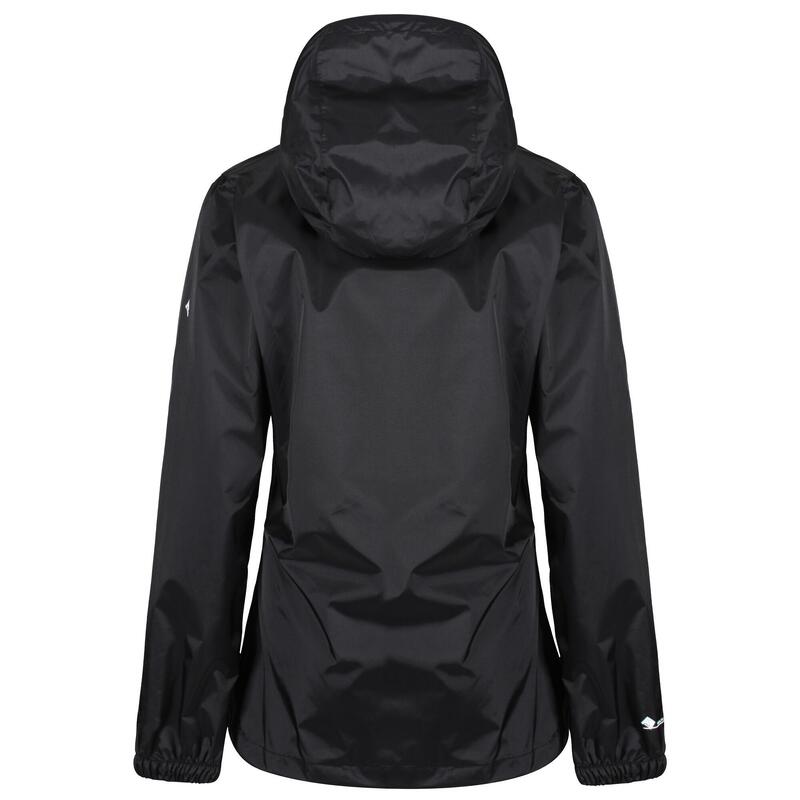 Chaqueta Impermeable para Mujer Negro