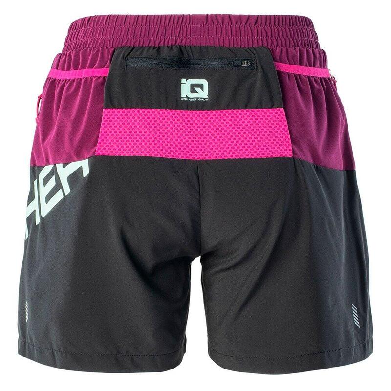 Short ERIO Femme (Noir / Violet foncé)