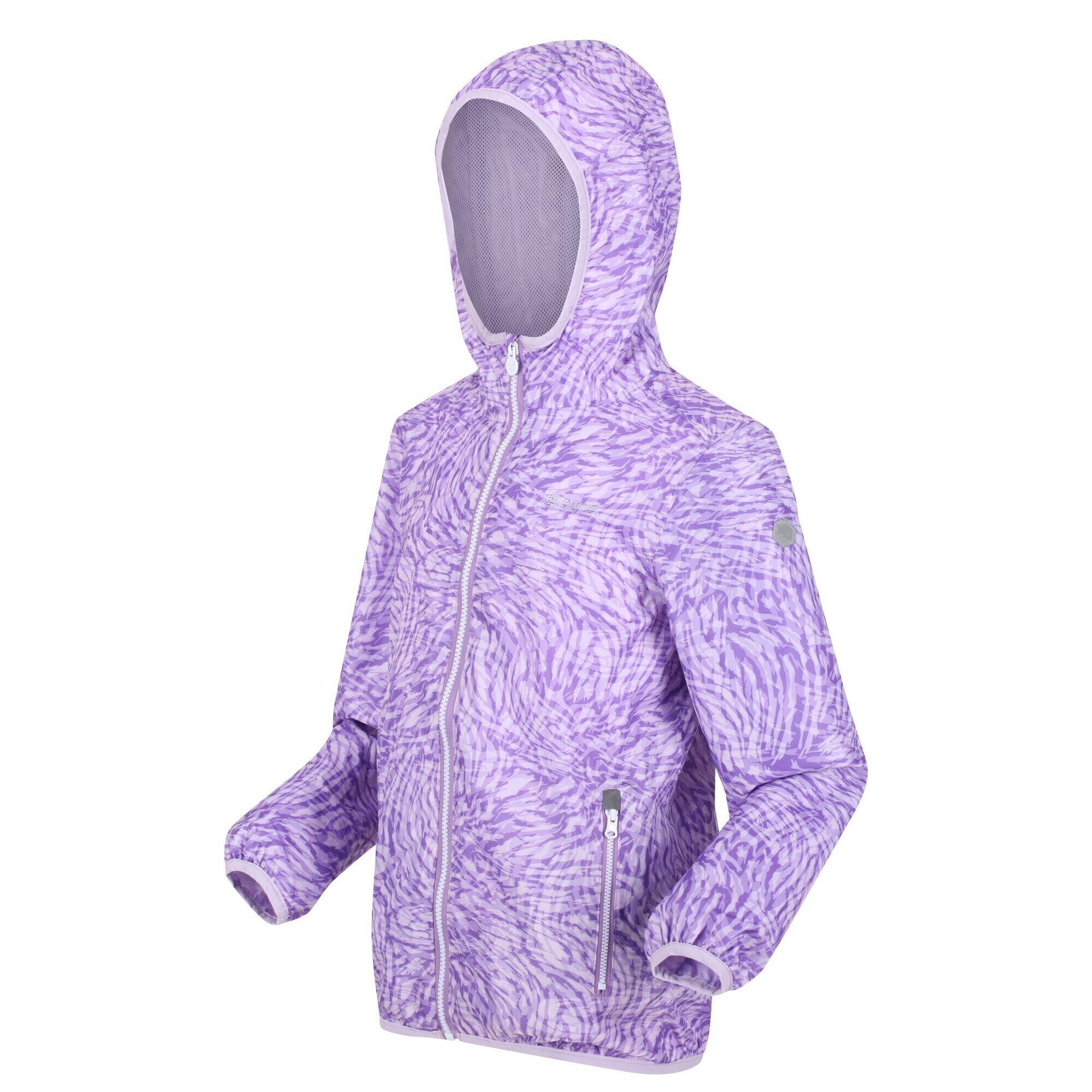 Children's LEVER waterproof jacket (Light amethyst)