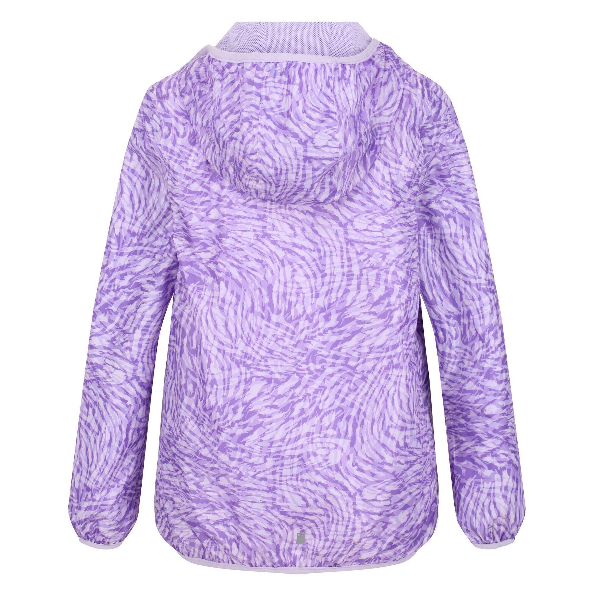 Children's LEVER waterproof jacket (Light amethyst)