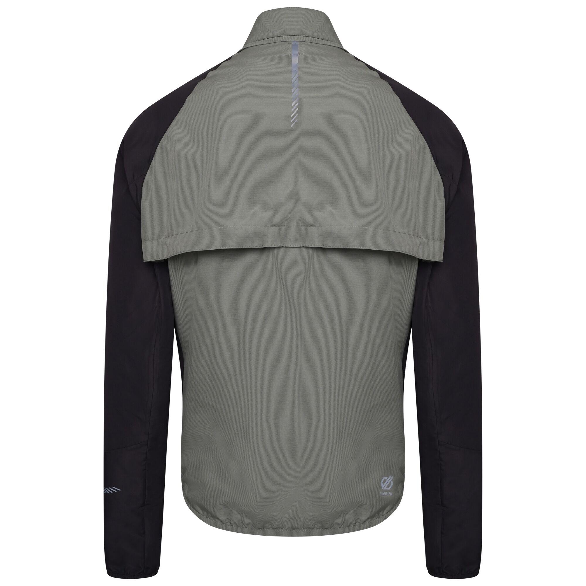 Veste Coupevent OXIDATE Homme (Vert De Gris/noir) 2/5