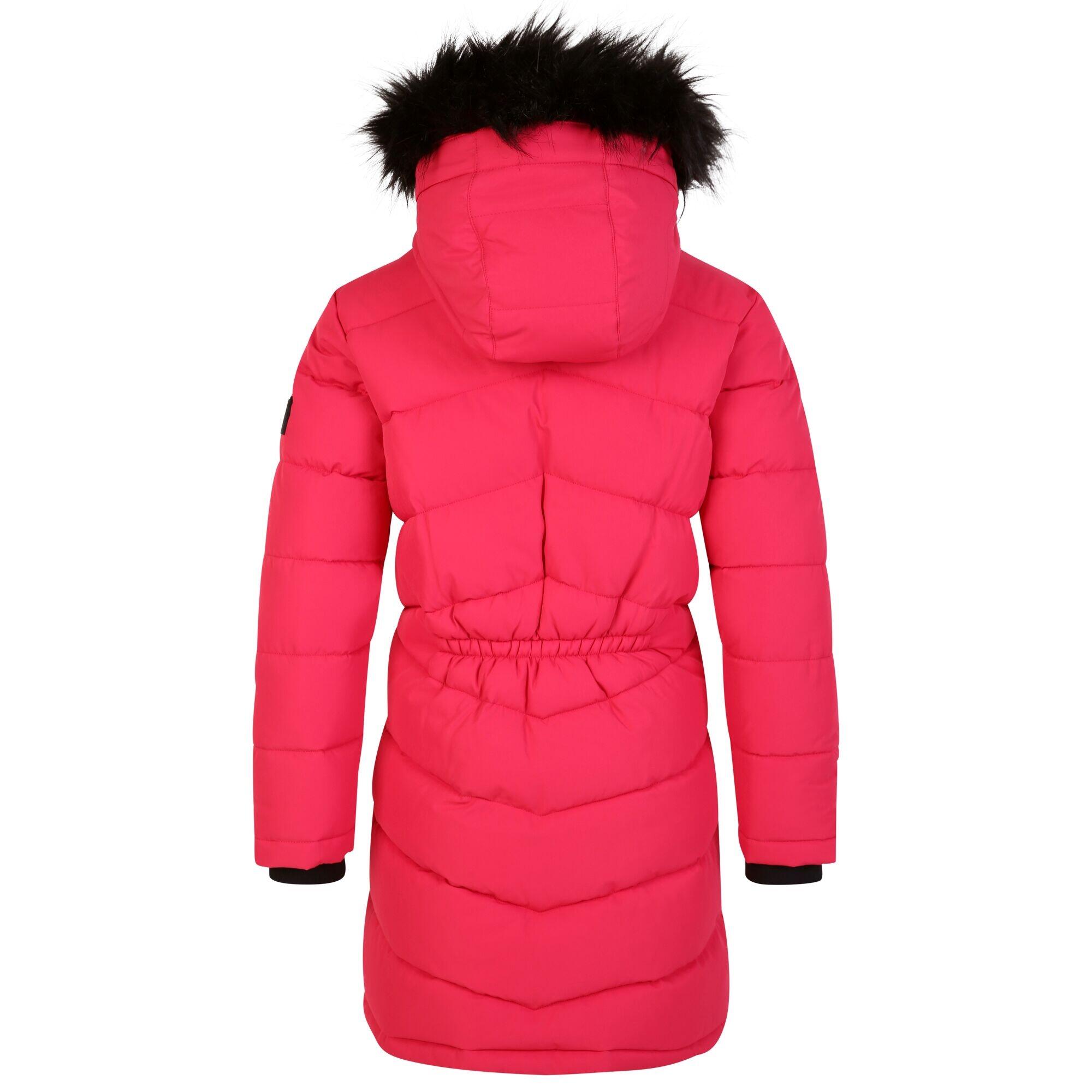 Girls Striking III Quilted Parka (Berry Pink) 2/5