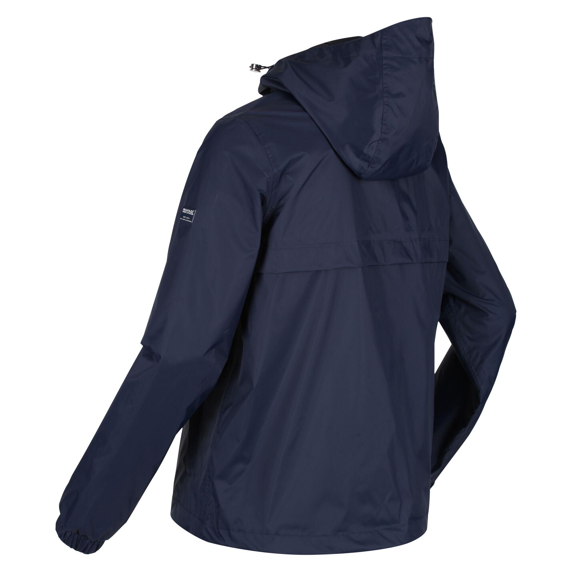 Womens/Ladies Lalita Waterproof Jacket (Navy) 3/5