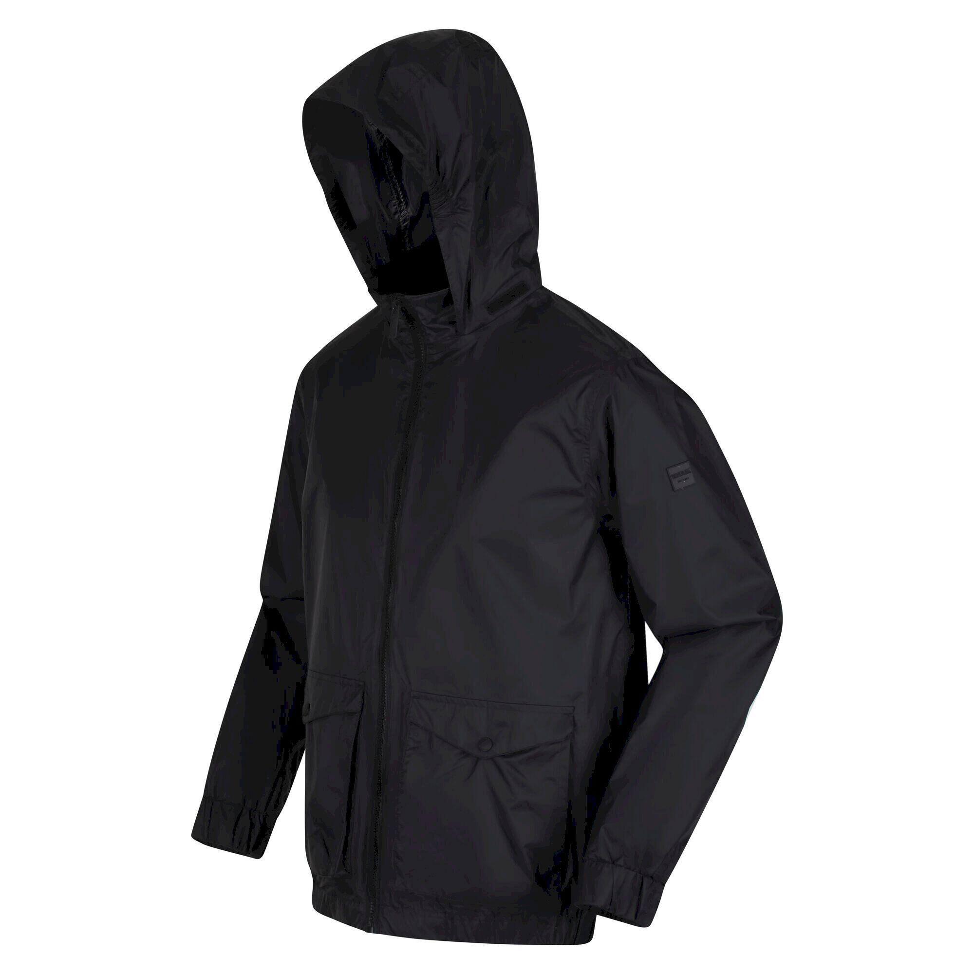 Mens Reaver Waterproof Bomber Jacket (Black) 3/5