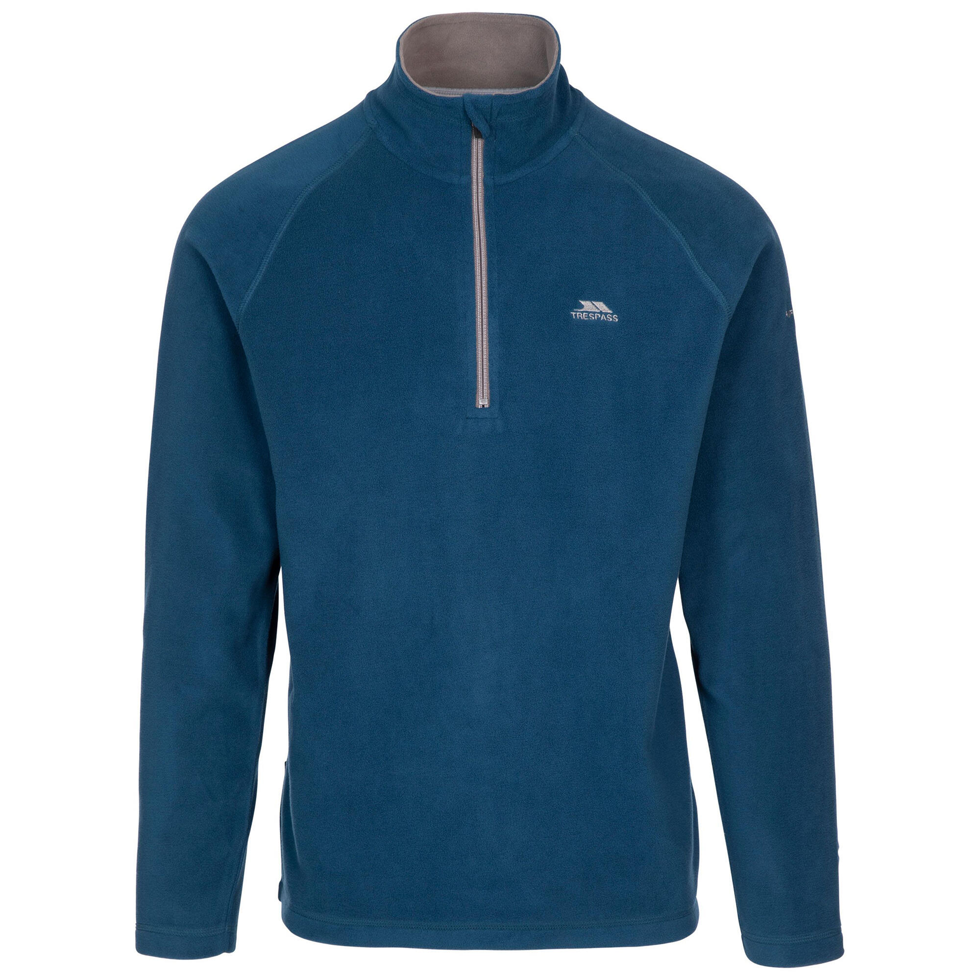 TRESPASS Mens Blackford Microfleece (Midnight Navy)