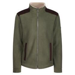 Heren Faversham Full Zip Fleece Jas (Donkere Khaki)