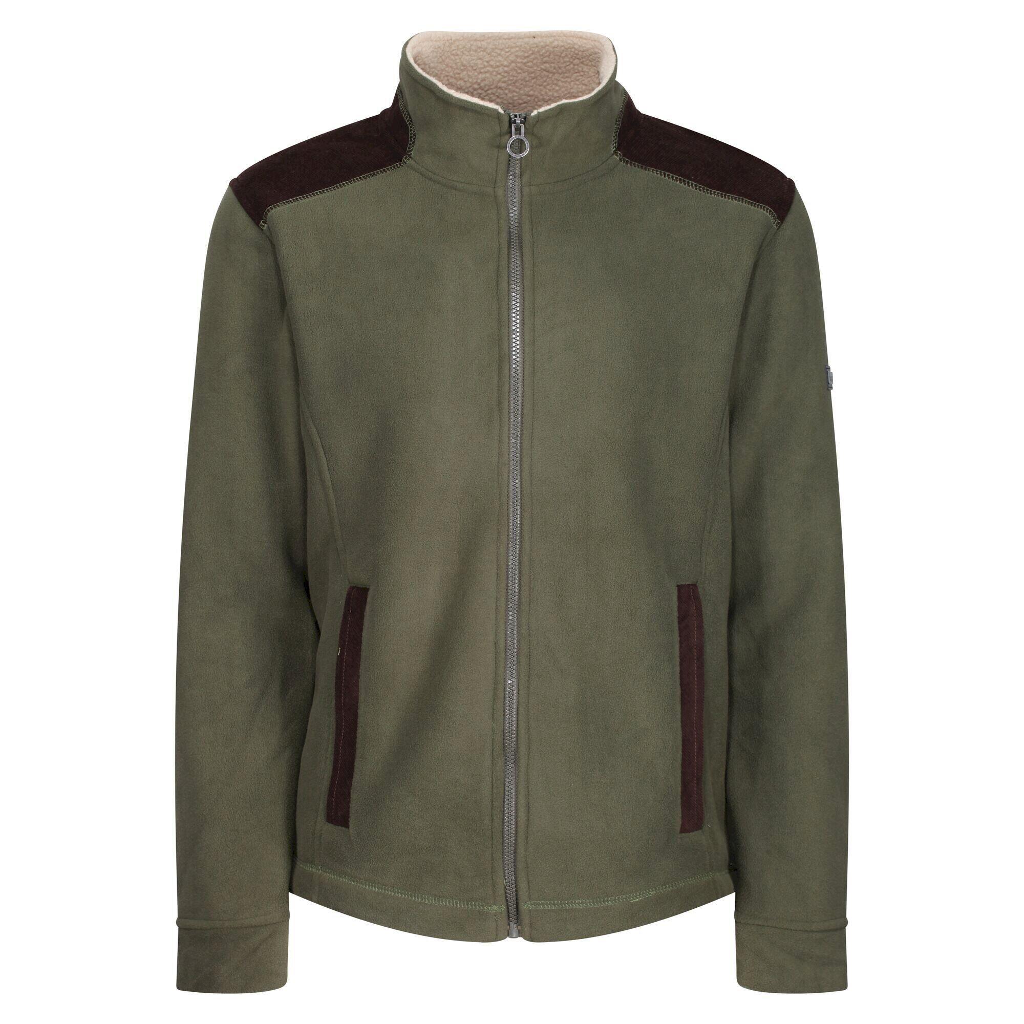 FAVERSHAM Men's Fleece Jacket (Dark Khaki)