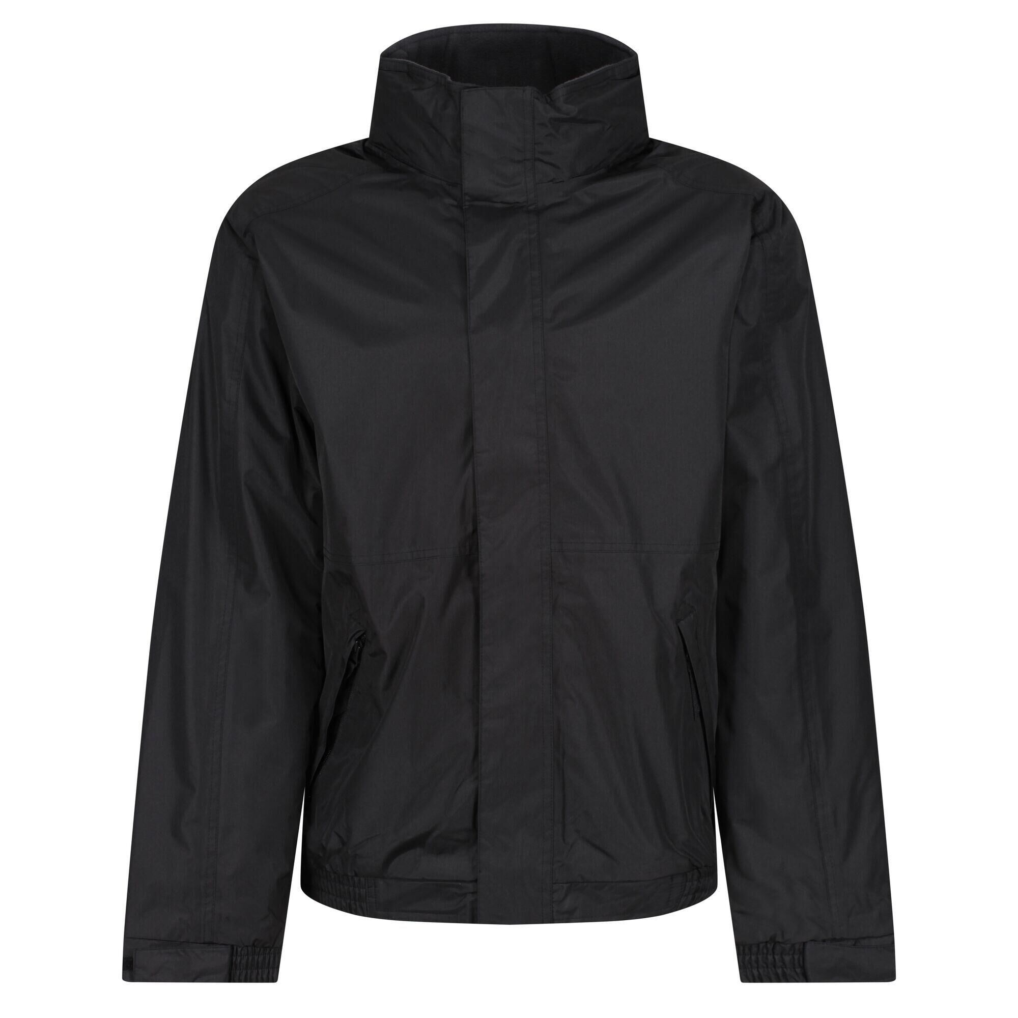 REGATTA Mens Eco Dover Waterproof Insulated Jacket (Black/Ash)