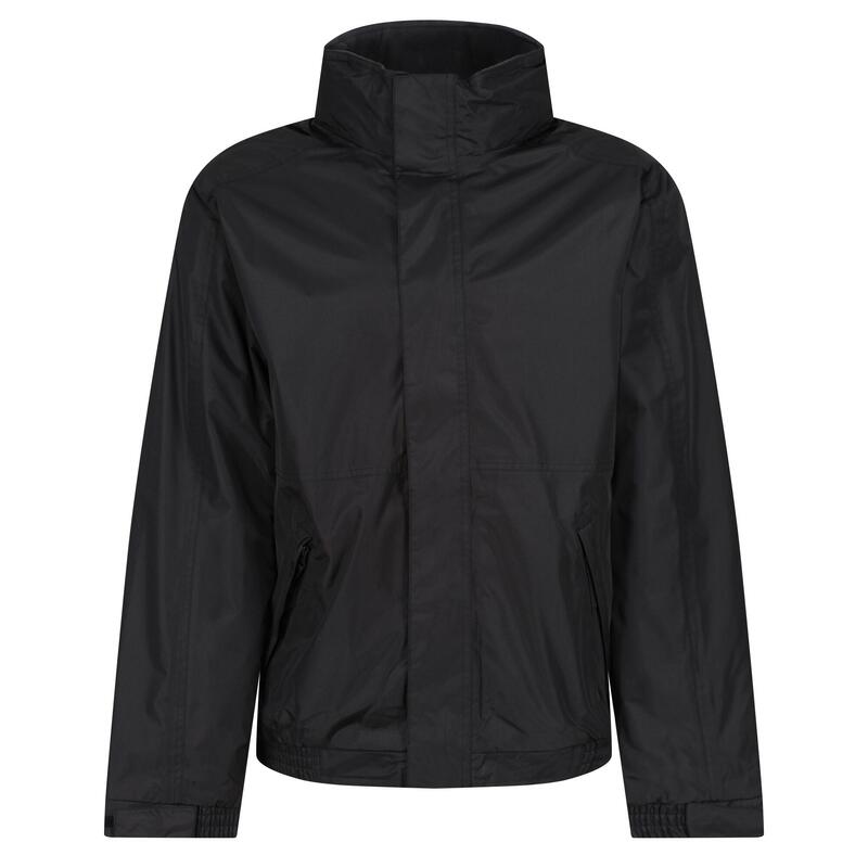 Chaqueta Aislante Impermeable Eco Dover Hombres Negro, Ceniza