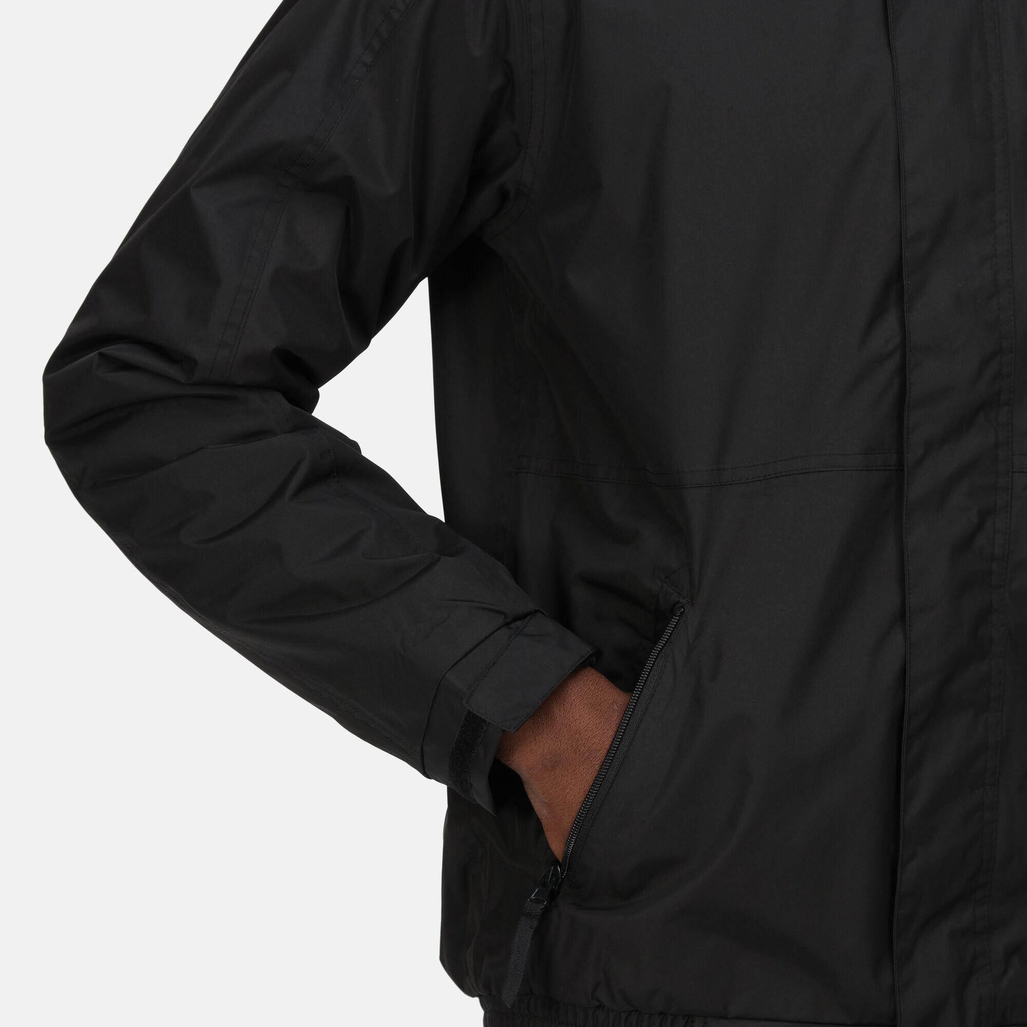 Mens Eco Dover Waterproof Insulated Jacket (Black/Ash) 3/5