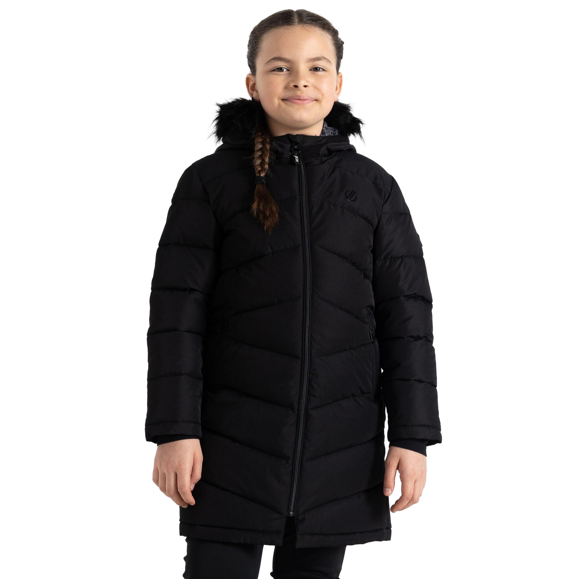 Parka STRIKING da bambina (nero)