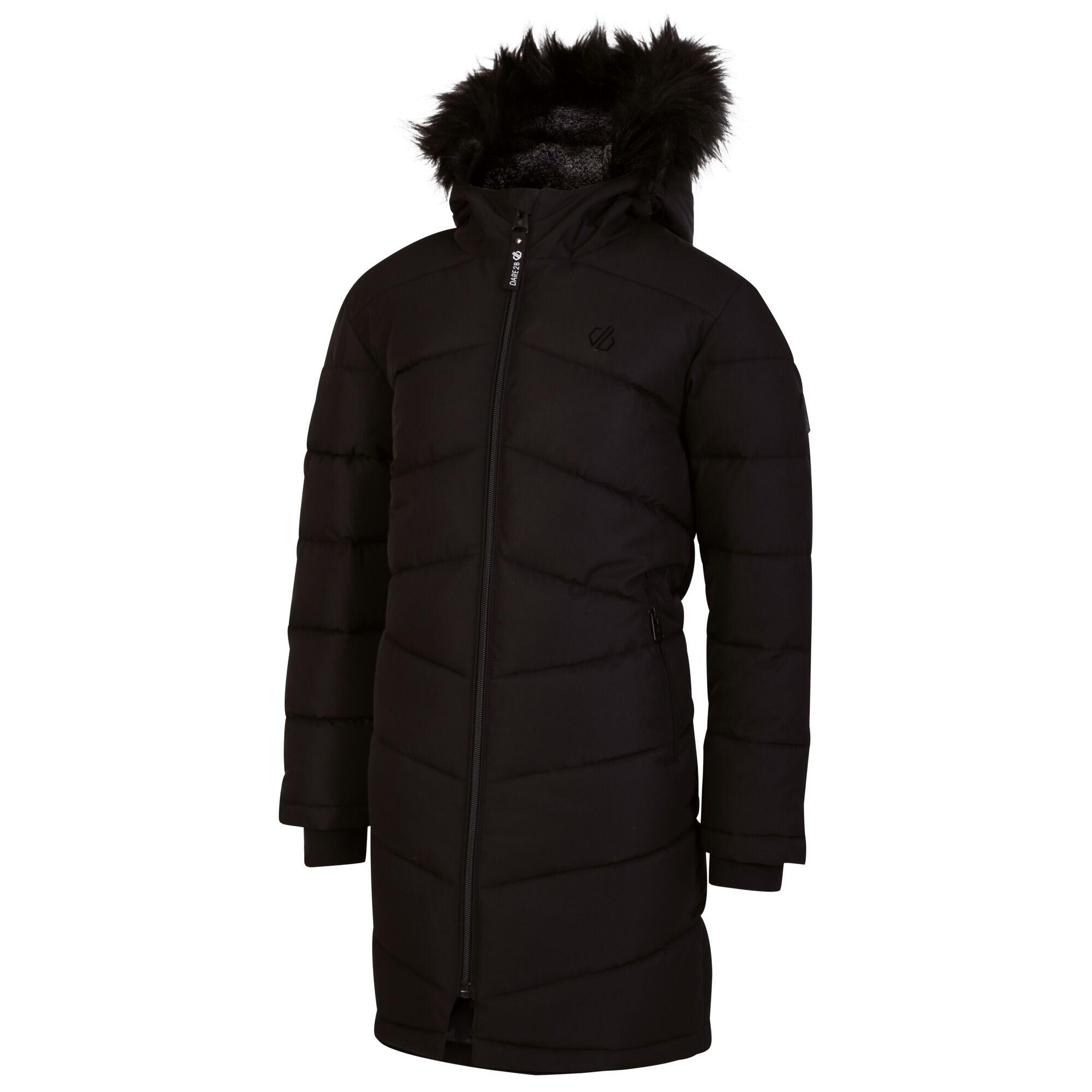 Girls Striking III Quilted Parka (Black) 3/5