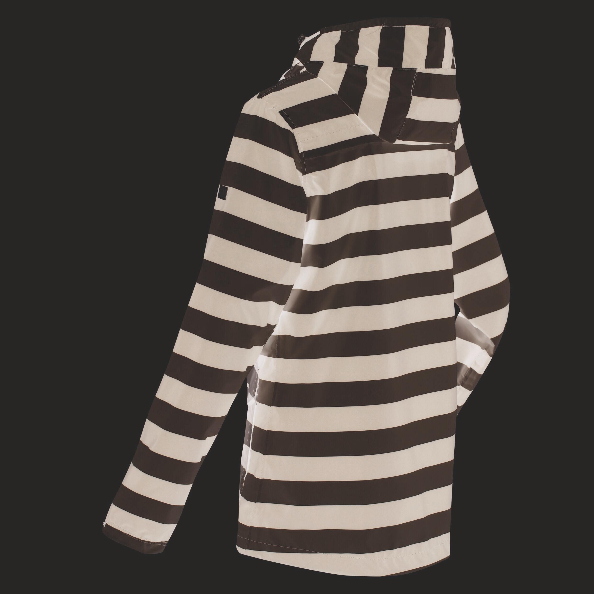 Womens/Ladies Bayarma Striped Lightweight Waterproof Jacket (Navy/White