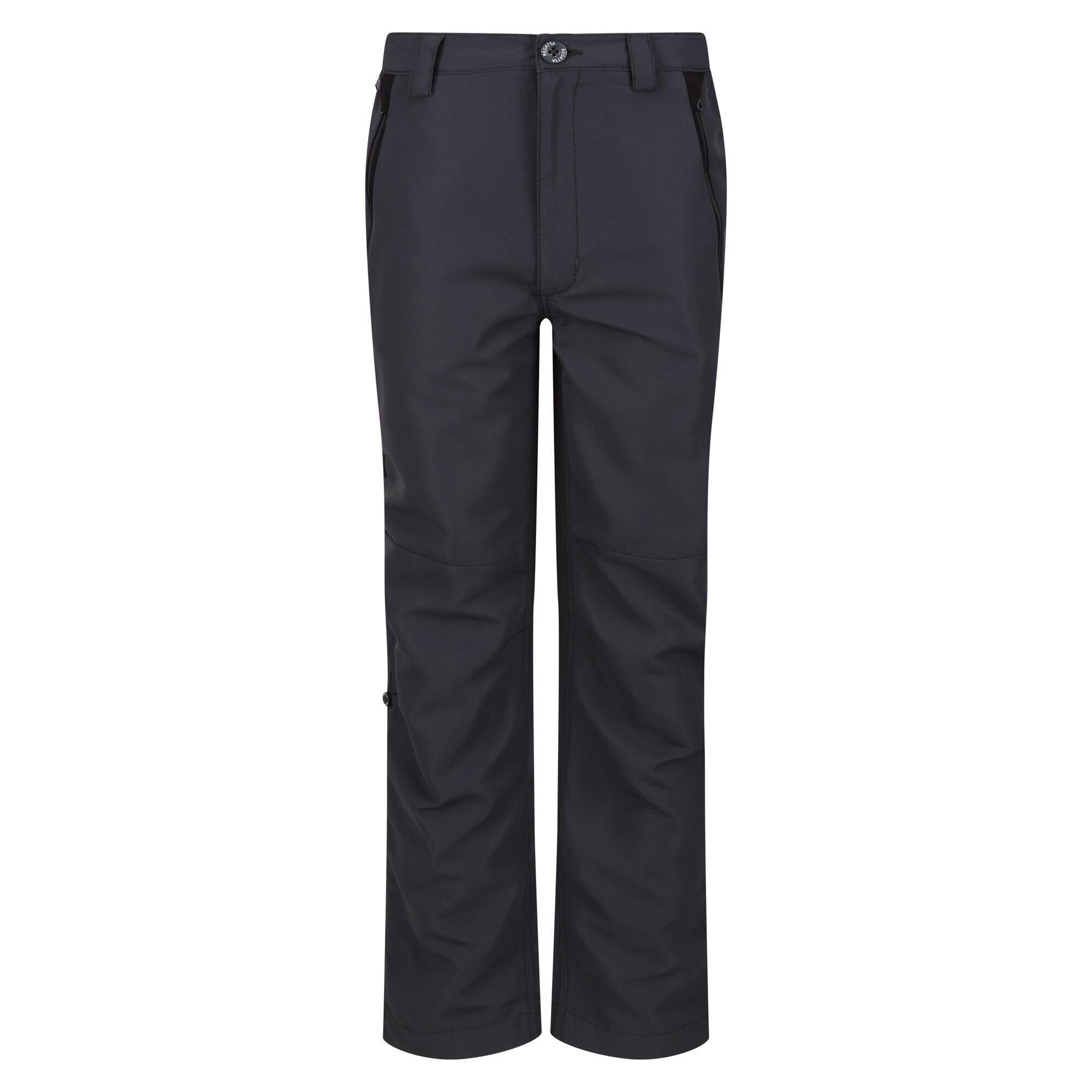 Children's SORCER hiking pants (Seal gray / Black)