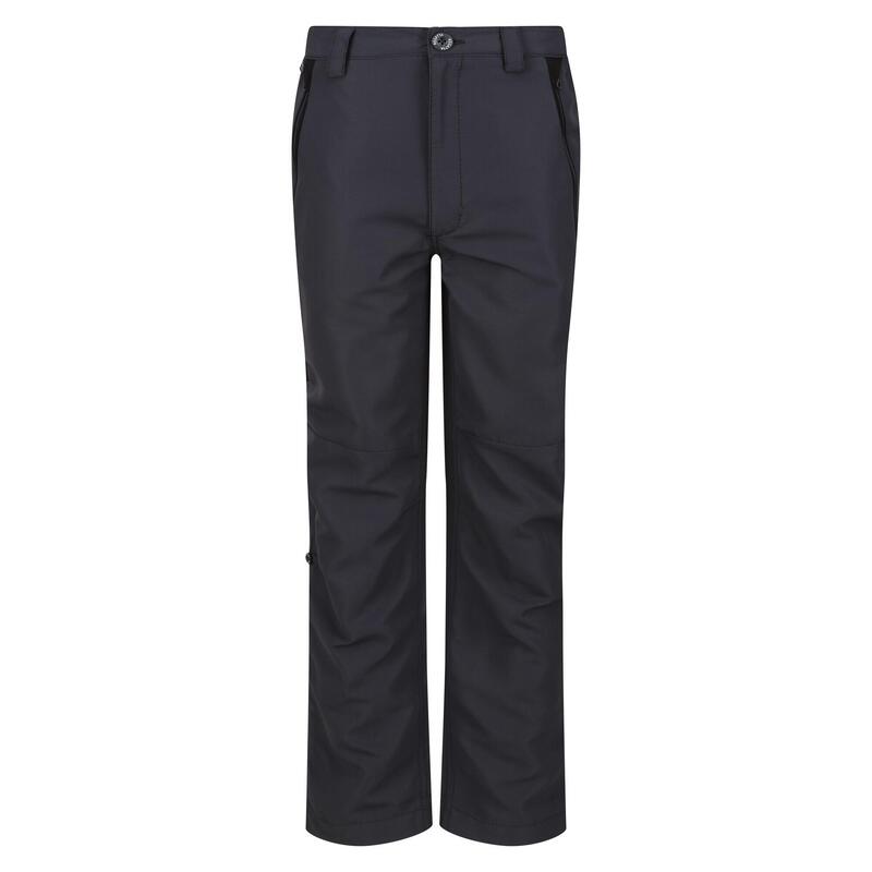 Pantalon De Randonnée SORCER Enfant (Gris Phoque / Noir)