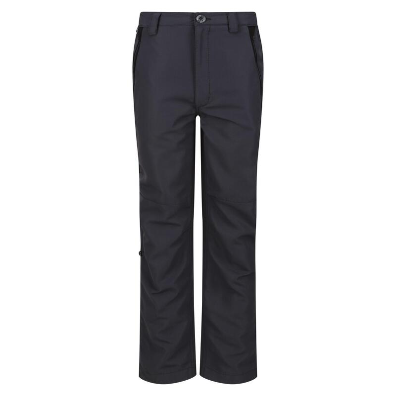 Pantalon de randonnée SORCER Enfant (Gris phoque / Noir)