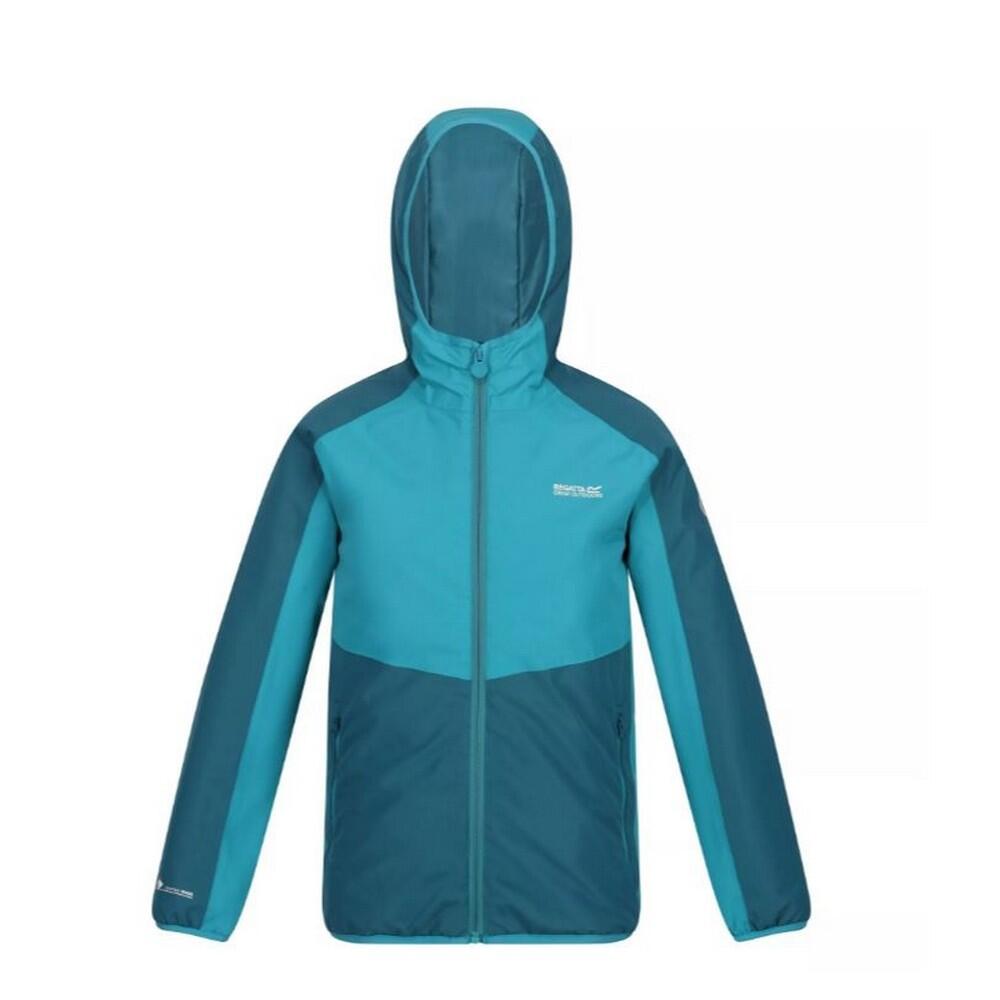 VOLCANICS Children's waterproof jacket (Dragonfly / Bright light blue)