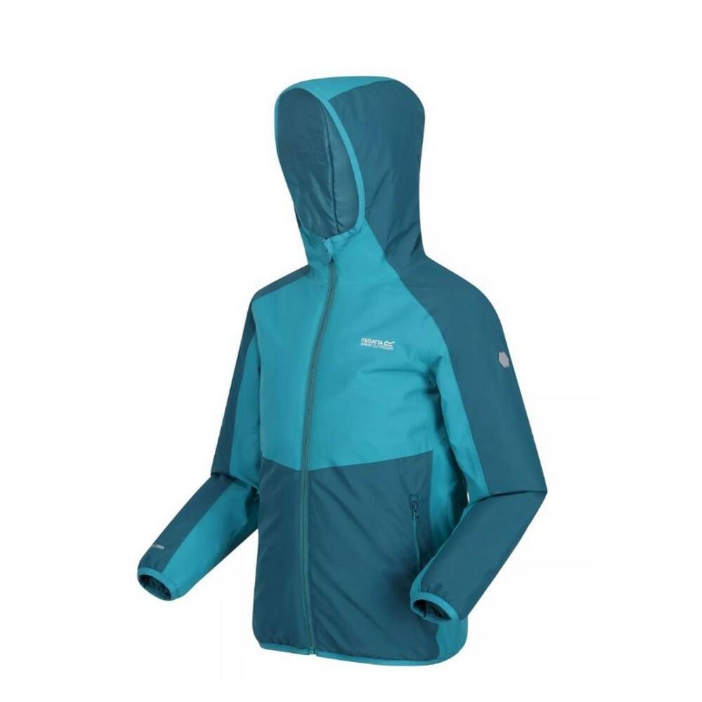 VOLCANICS Children's waterproof jacket (Dragonfly / Bright light blue)