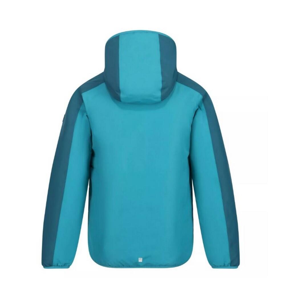 VOLCANICS Children's waterproof jacket (Dragonfly / Bright light blue)