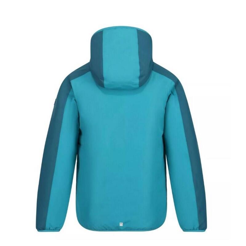 "Volcanics VI" Jacke, wasserfest für Kinder Libelle/Pagode Blau