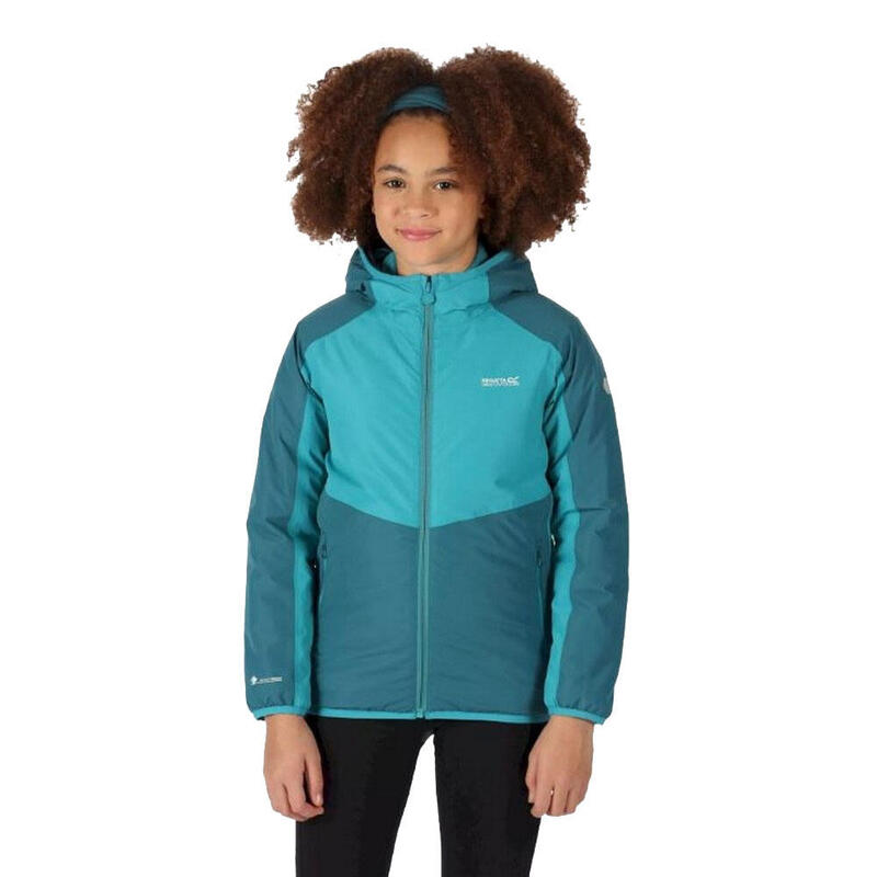 "Volcanics VI" Jacke, wasserfest für Kinder Libelle/Pagode Blau