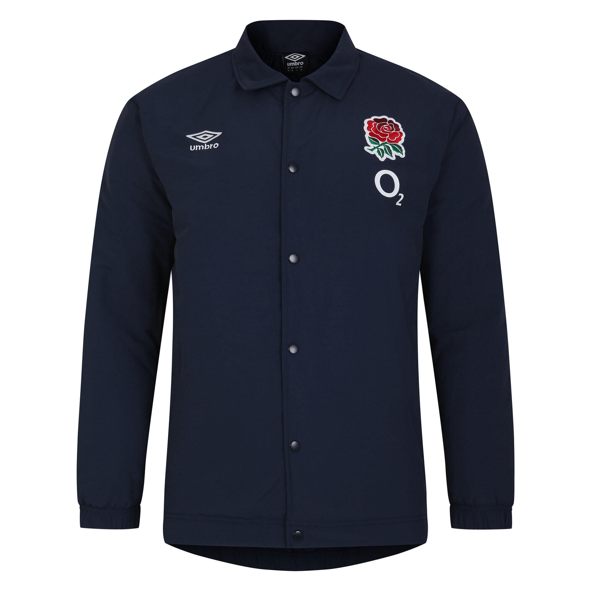 UMBRO Mens 23/24 England Rugby Coach Jacket (Navy Blazer)