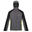 Chaqueta Impermeable Britedale Colores Sólidos para Hombre Gris Oscuro, Negro