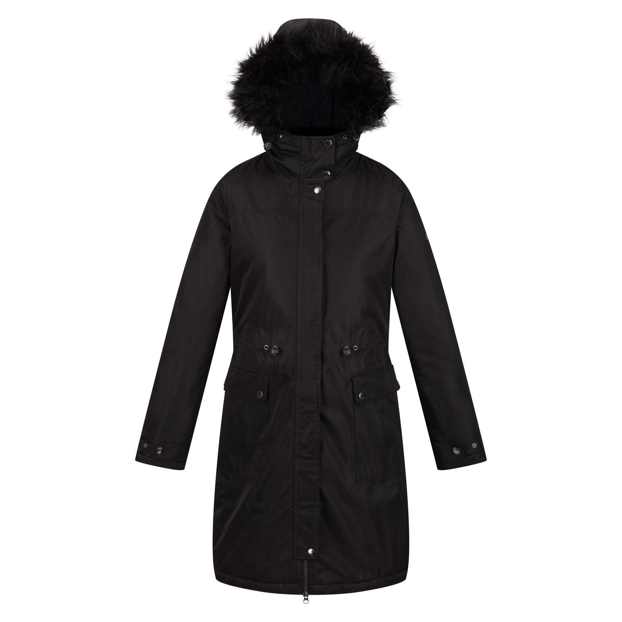 REGATTA Womens/Ladies Giovanna Fletcher Collection Lellani Waterproof Jacket (Black)