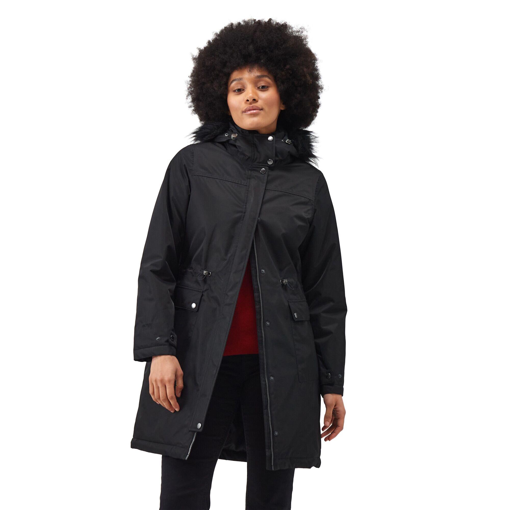 Womens/Ladies Giovanna Fletcher Collection Lellani Waterproof Jacket (Black) 3/5