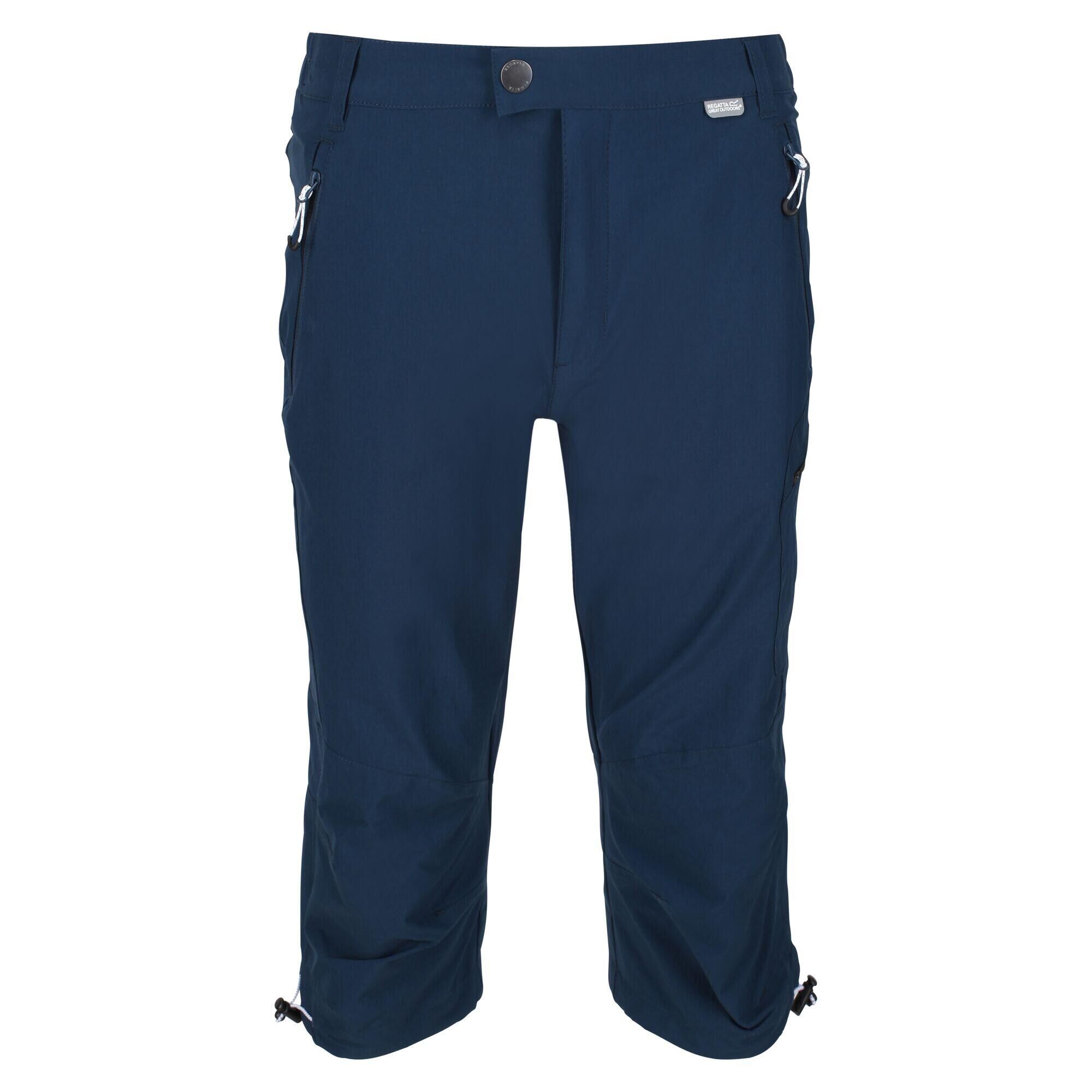 REGATTA Mens Highton Capri Trousers (Moonlight Denim)