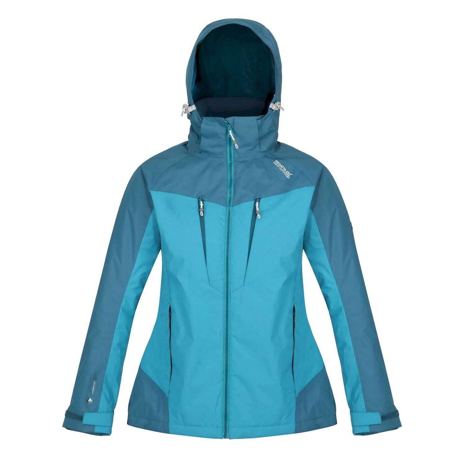 Womens/Ladies Calderdale Winter Waterproof Jacket (Pagoda Blue/Dragonfly) 1/5