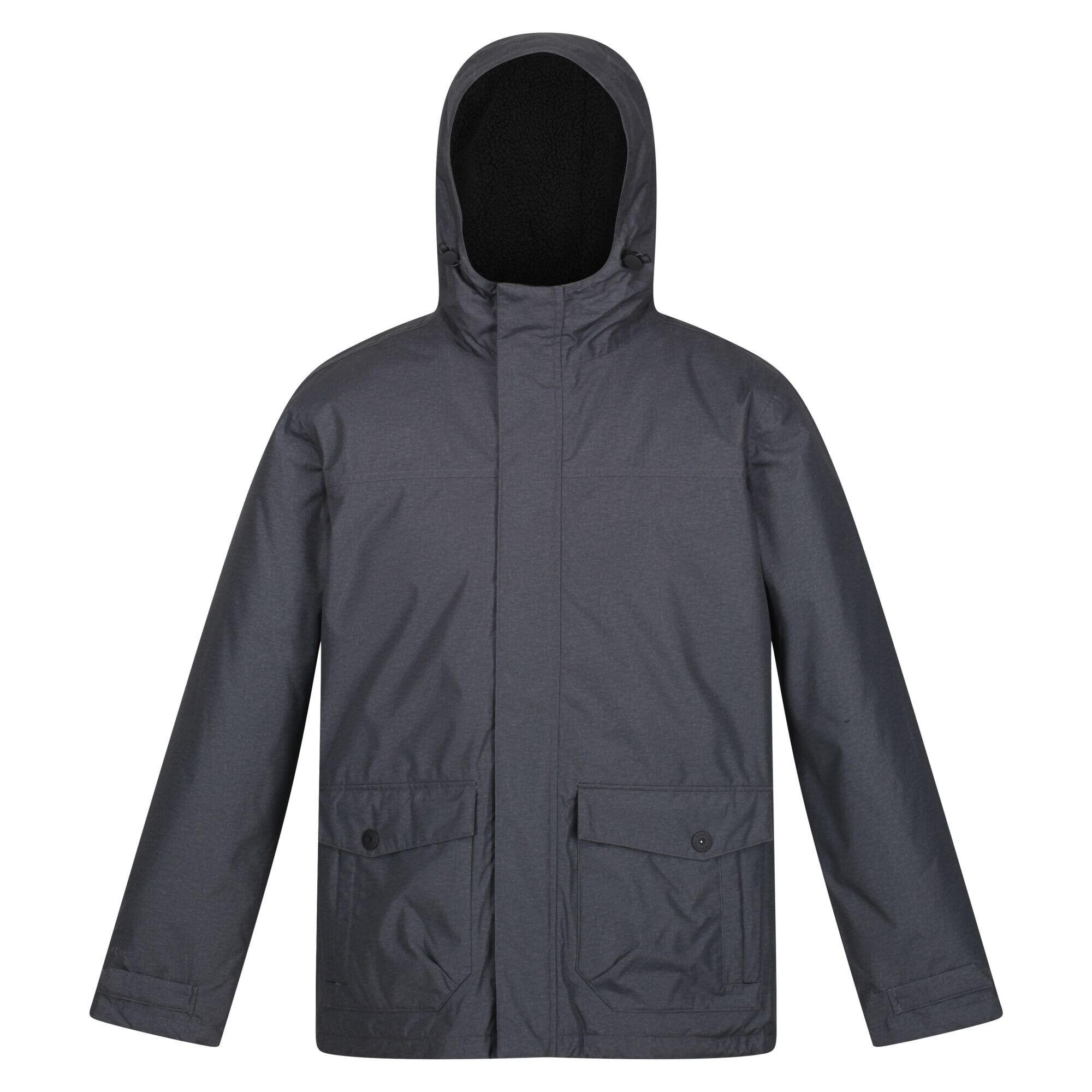 Mens Sterlings III Insulated Waterproof Jacket (Dark Grey Marl) 1/4