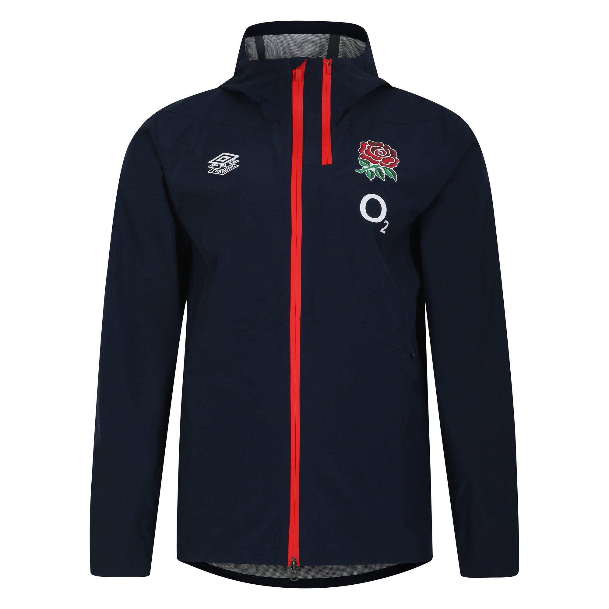 Mens 23/24 England Rugby Raincoat (Navy Blazer) 1/3