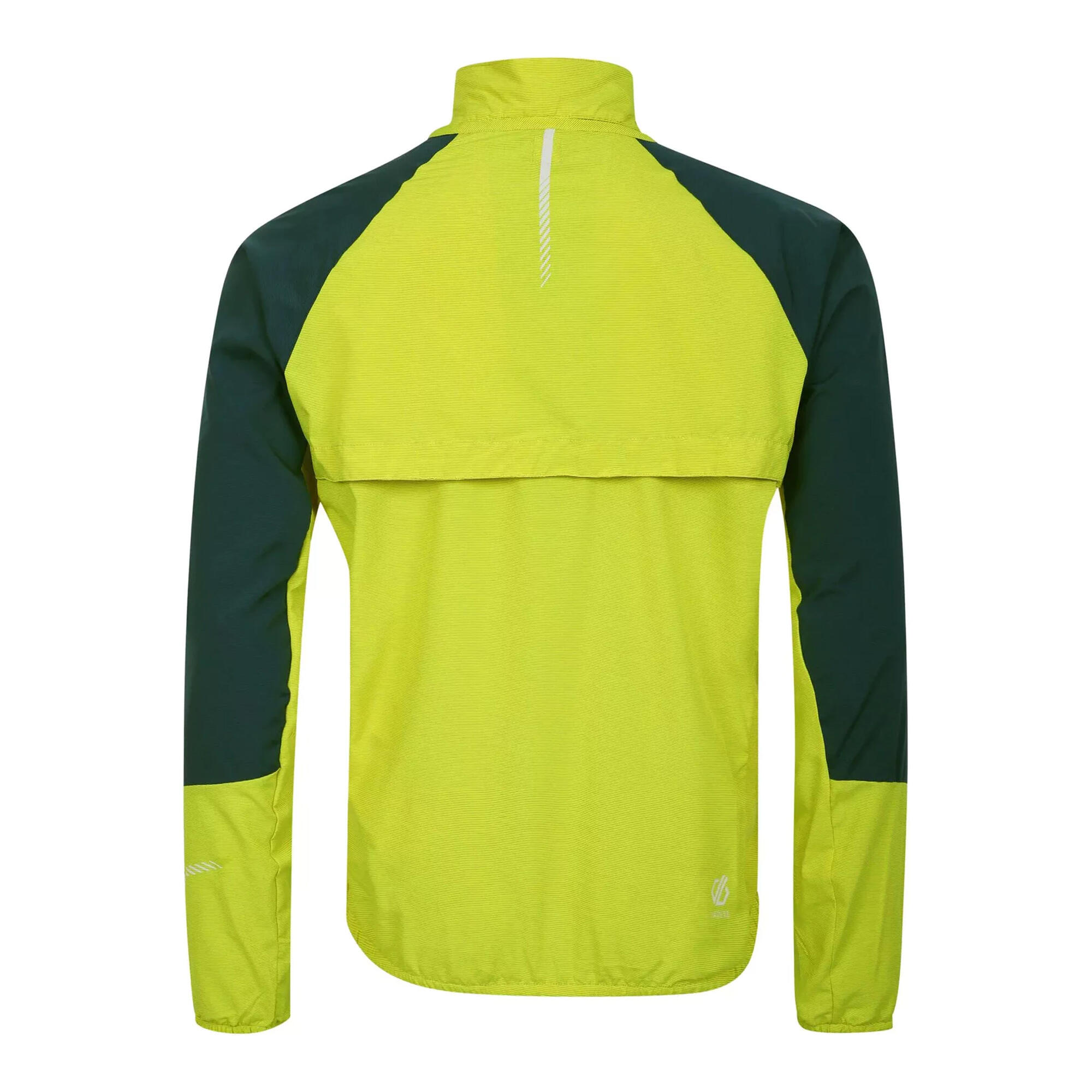 Mens Oxidate Windshell Jacket (Neon Spring/Orion) 2/4