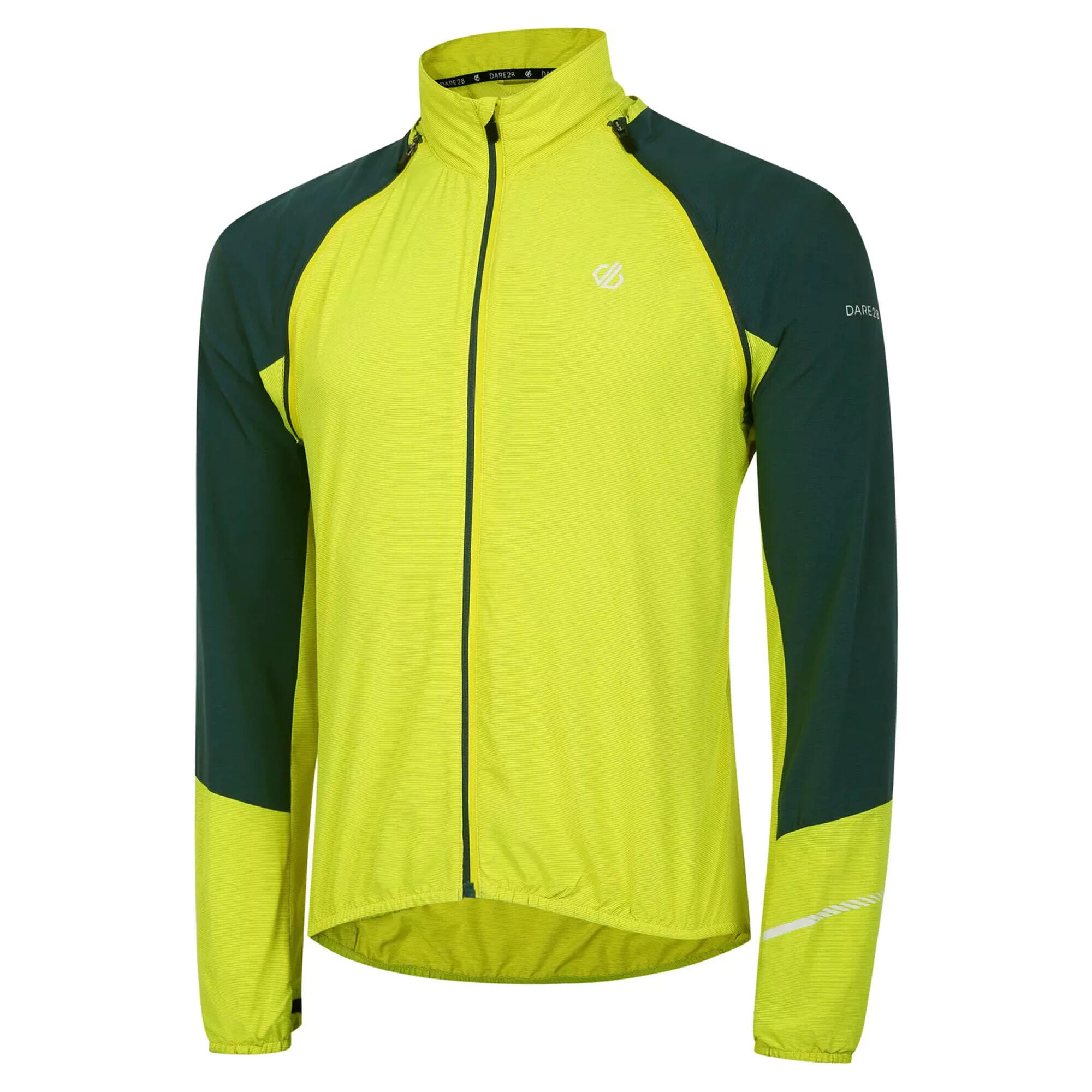 Mens Oxidate Windshell Jacket (Neon Spring/Orion) 3/4