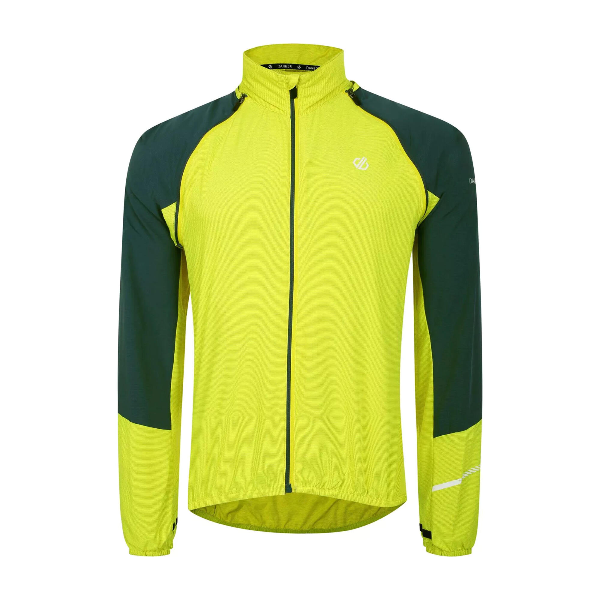 Mens Oxidate Windshell Jacket (Neon Spring/Orion) 1/4