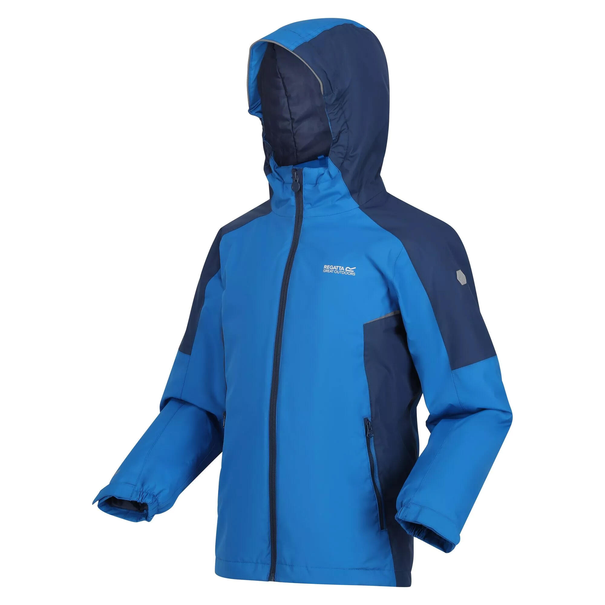 Childrens/Kids Hurdle IV Insulated Waterproof Jacket (Skydiver Blue/Admiral 3/4