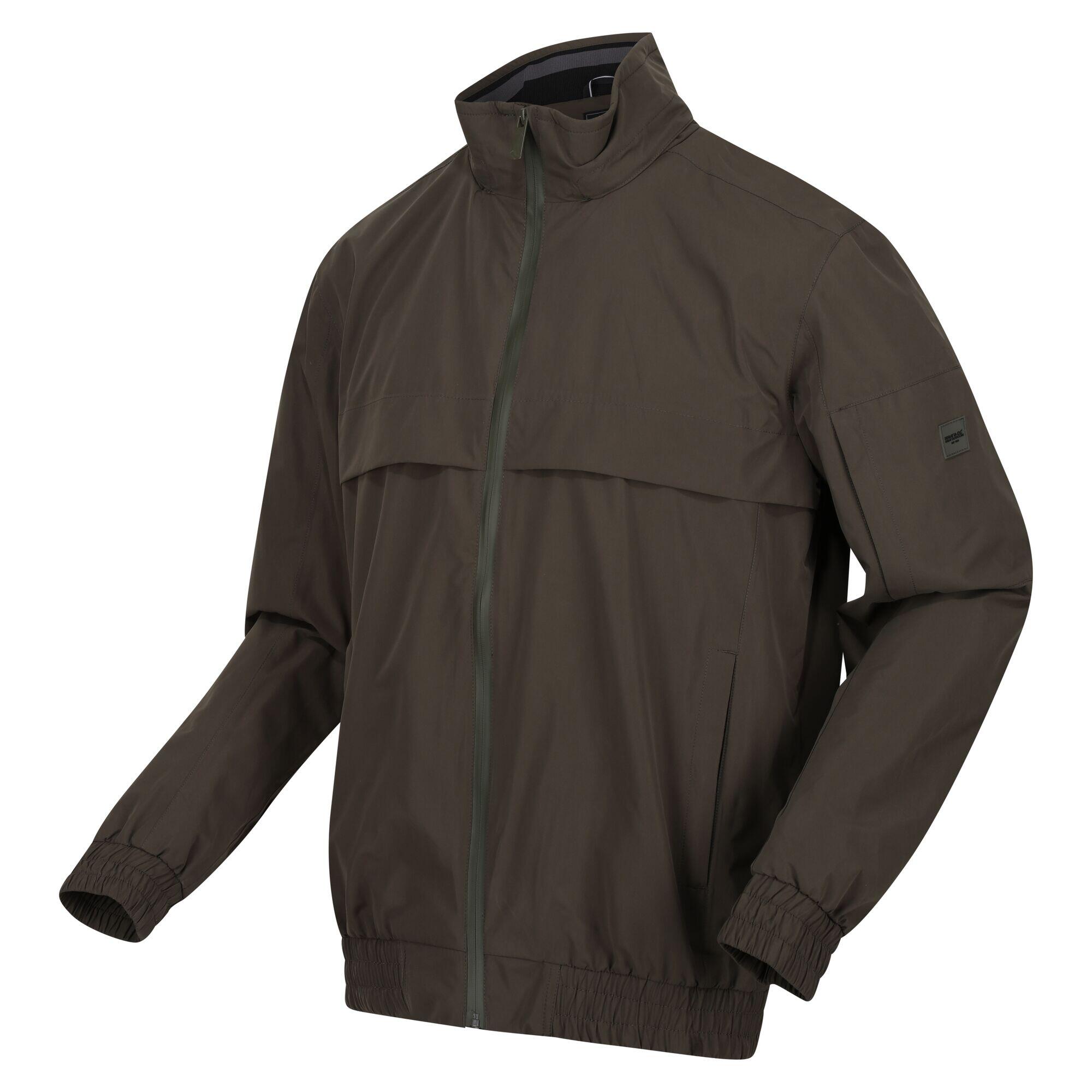 Mens Shorebay Waterproof Jacket (Dark Khaki) 3/5