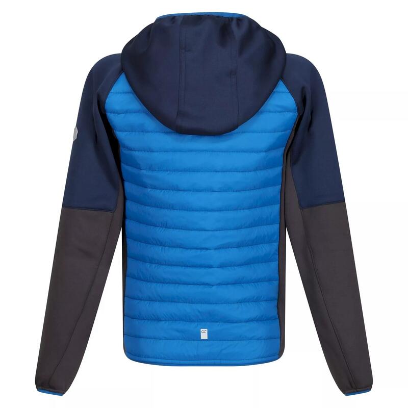 Chaqueta Kielder Hybrid VI para Niños/Niñas Azul Sky Diver, Gris Oscuro